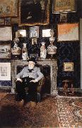 James Ensor in his studio James Ensor